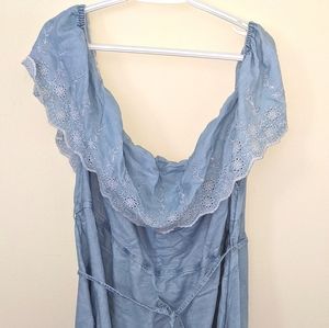 Off shoulder summer dress